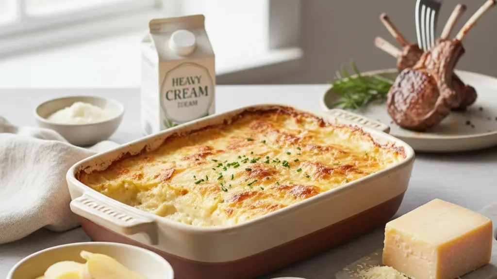 Kartoffelgratin til påske: 3 ingredienser på 5 minutter